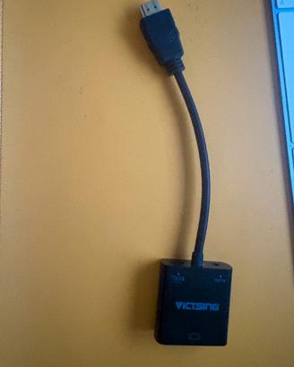 Adattatore Attivo HDMI a VGA VicTsing 1080p (Con A