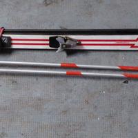 Sci Spalding Ultra attacchi Salomon + bastoncini