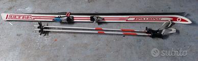 Sci Spalding Ultra attacchi Salomon + bastoncini