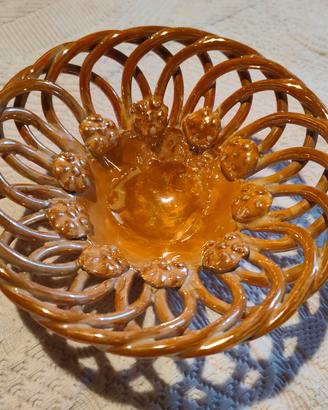 🌻centrotavola ceramica intrecciata Pichon Izès