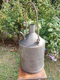 Antico oliatore tanica in metallo  vintage 