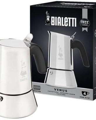 Bialetti Venus - Caffettiera ad induzione, Acciaio