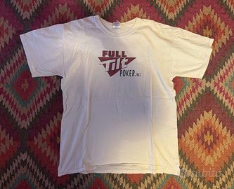 T-shirt Vintage Full Tilt Poker - Bianca - Tg L