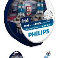 LAMPADINE H4 PHILIPS +150%
