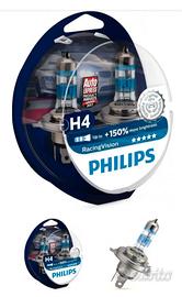 LAMPADINE H4 PHILIPS +150%