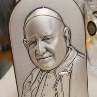 Papa Giovanni XXIII in argento 925 Luigi Pesaresi