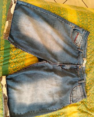 pantaloncino jeans da uomo 