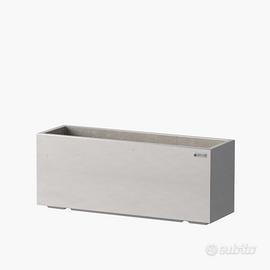 fioriere in cemento di cm 100x30x40