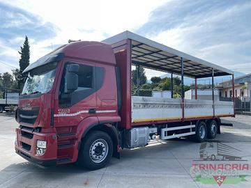 IVECO STRALIS AT260S48 Cassone Con Centina E Telo