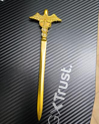 segnalibro tagliacarte ottone 