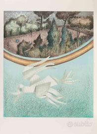 Litografia 50X70 di Enrico Benaglia