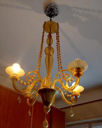 Lampadario Murano anni 50