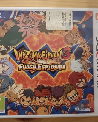 Inazuma eleven 3 fuoco esplosivo nintendo 3ds