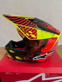 Casco S-M5 SOLAR FLARE ECE ALPINESTARS NUOVO