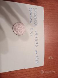 Moneta da 1 Fiorino ungherese del 1969.

- Materia