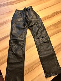 PANTALONI DAINESE PER DONNA PELLE NERA