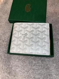 Portafoglio Goyard Bianco