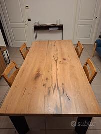 Tavolo in legno noce