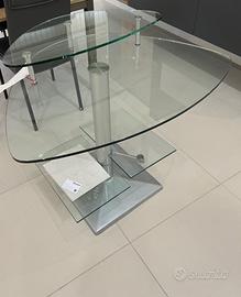 Scrivania in vetro per computer