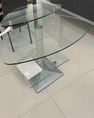 Scrivania in vetro per computer