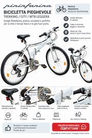 Bicicletta Pininfarina pieghevole