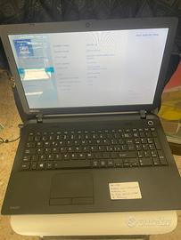 Portatile TOSHIBA con SSD 120GB + Windows 10