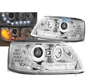 FARI PER VOLKSWAGEN VW T5 03-09 DAYLIGHT CROMATI C