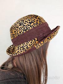 cappello leopardato
