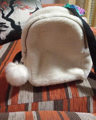 zainetto bianco bimba