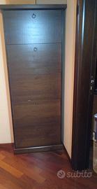 Scarpiera in legno massello