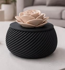 Vaso con coperchio