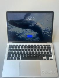Mac book air 2020 M1 13.3’, perferto, batteria 91%
