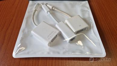 Set di 3 adattatori Apple Mini DisplayPort VGA/DVI