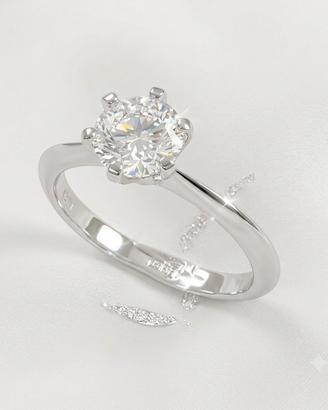 Anello in Argento con Moissanite 1 CT
