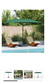 ombrellone doppio verde