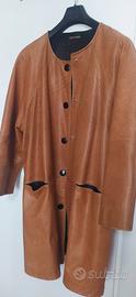 Giacca lunga pelle vintage