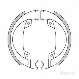 Coppia ceppi freno anteriore per Garelli Formuno 5