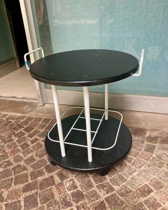 Carrellino porta bottiglie/liquori con ruote