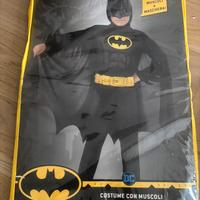 Vestito Carnevale batman taglia 3/4 anni