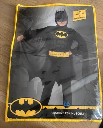 Vestito Carnevale batman taglia 3/4 anni