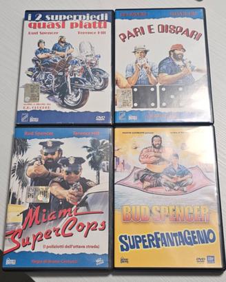 LOTTO 4 DVD BUD SPENCER E TERENCE HILL COME NUOVI