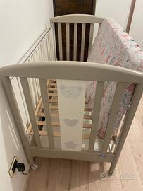 Lettino Pali birillo bianco MAI USATO