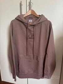 Felpa C.P. Company Uomo Malva Cappuccio Cotone M