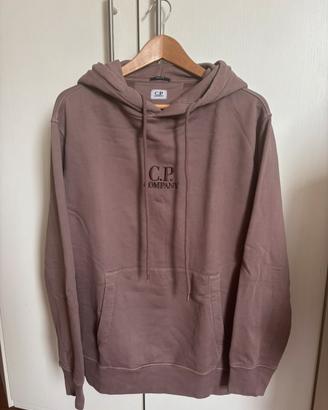 Felpa C.P. Company Uomo Malva Cappuccio Cotone M