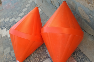 Boa Ormeggio Biconica Arancio mai usata