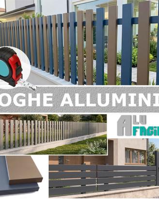 Doghe assi stecche alluminio per recinti steccati