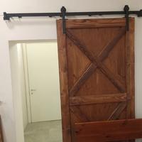Porta scorrevole stile industriale