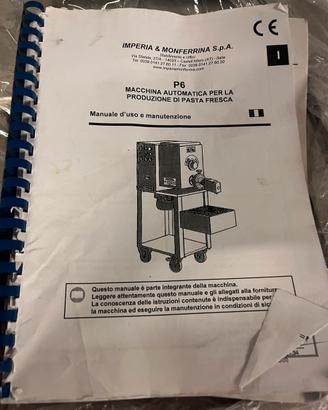 macchinari pasta fresca per uso professionale