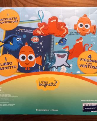 LIBRO BAGNETTO giochi GIUNTI DISNEY  PIXAR