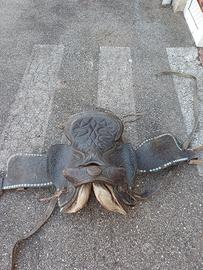 Sella americana in pelle